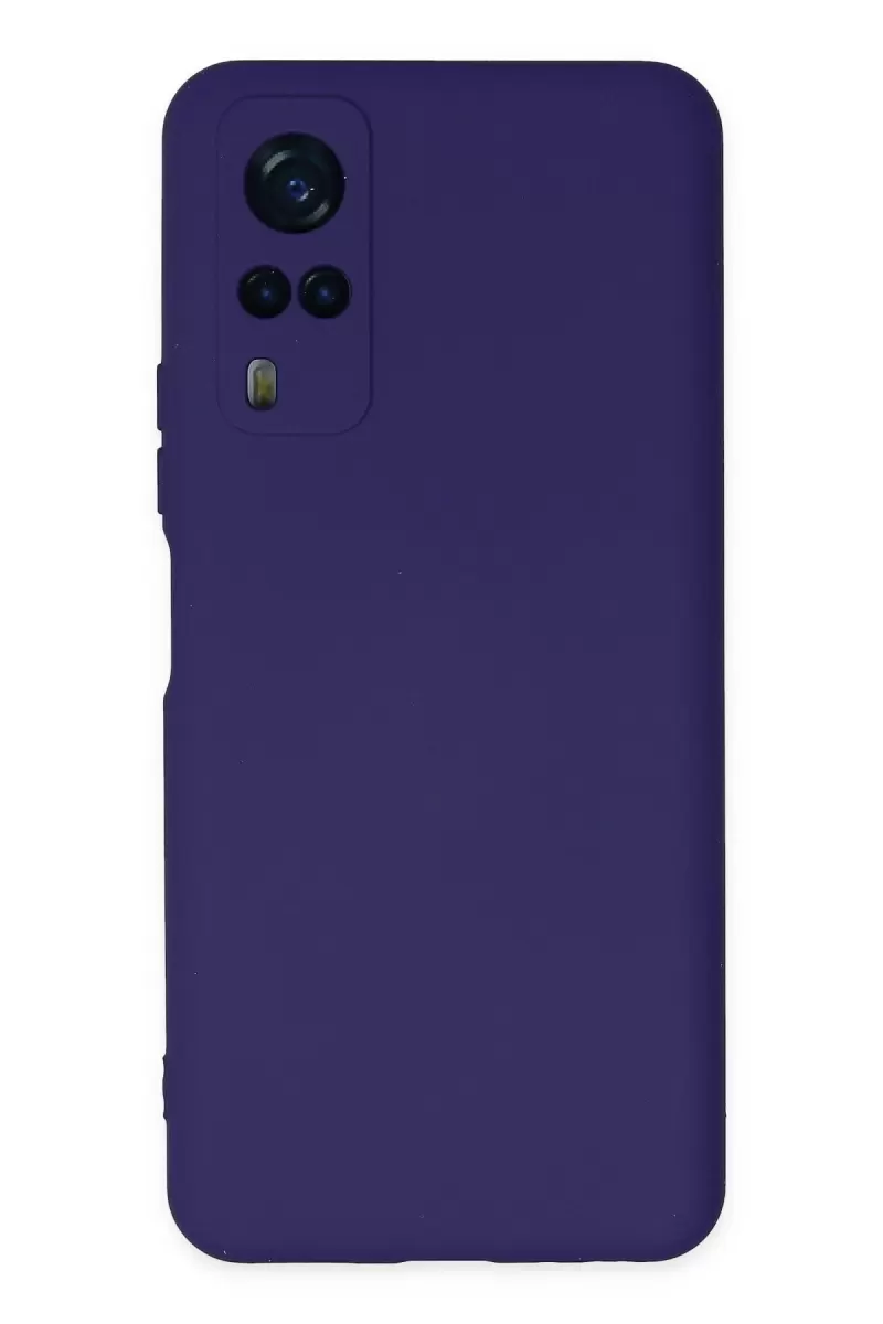 Newface Vivo Y53S Kılıf Nano içi Kadife Silikon - Mor