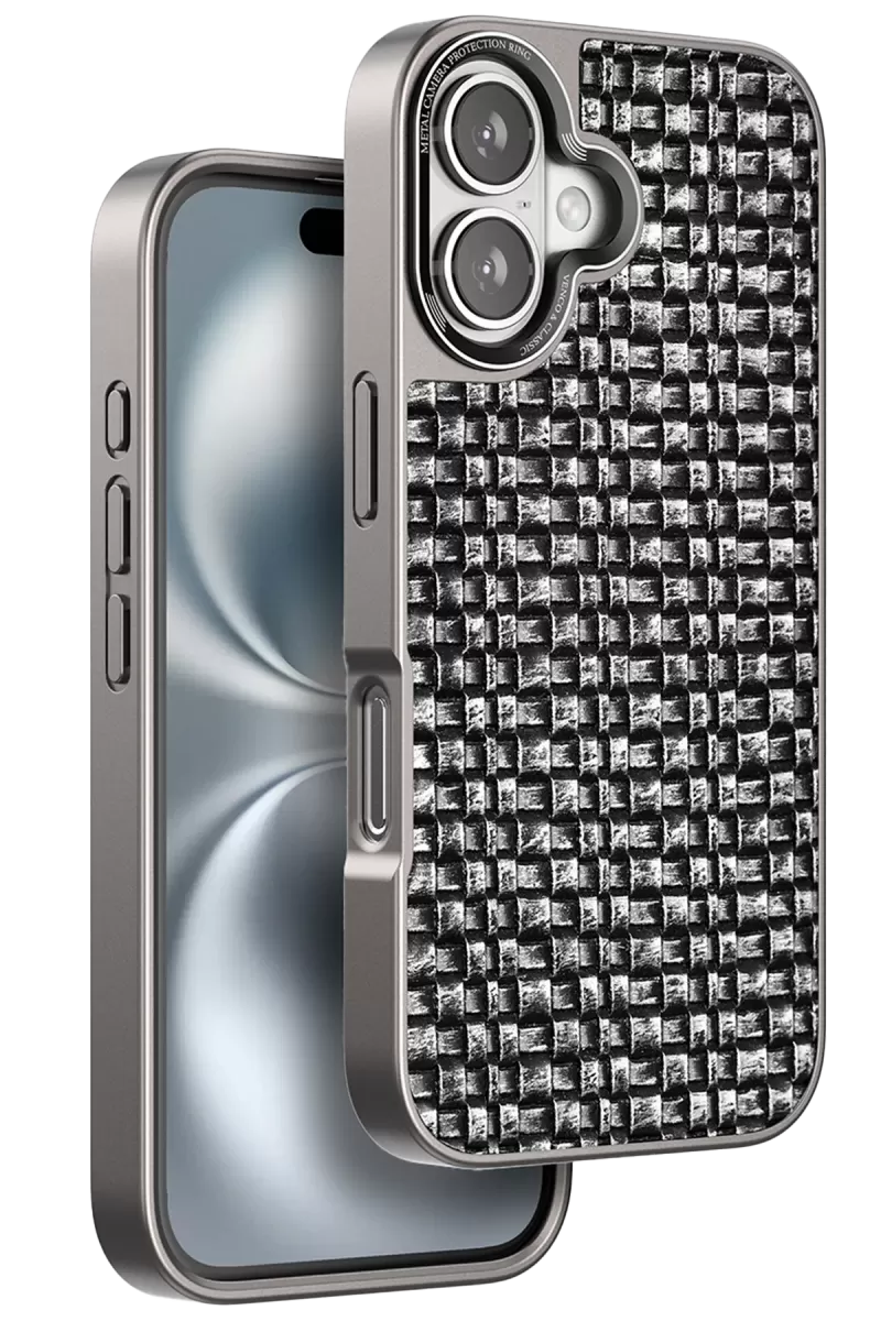Venco Apple iPhone 16 Brand Kapak - Gümüş