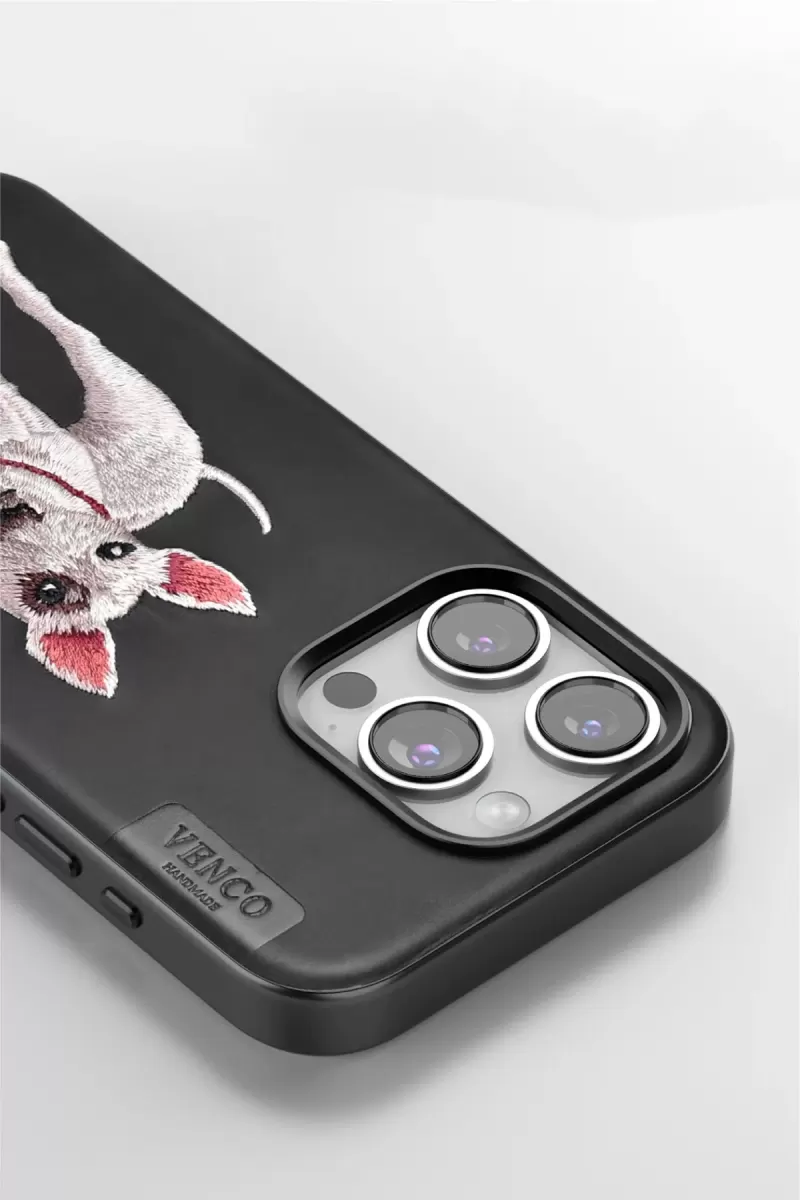 Venco Apple iPhone 11 Perma Desenli Kapak - Siyah