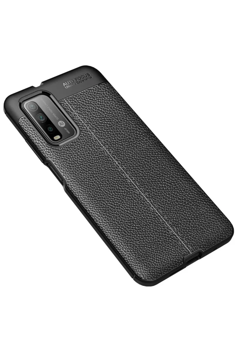 Newface Xiaomi Redmi 9T Kılıf Auto Focus Kapak - Siyah