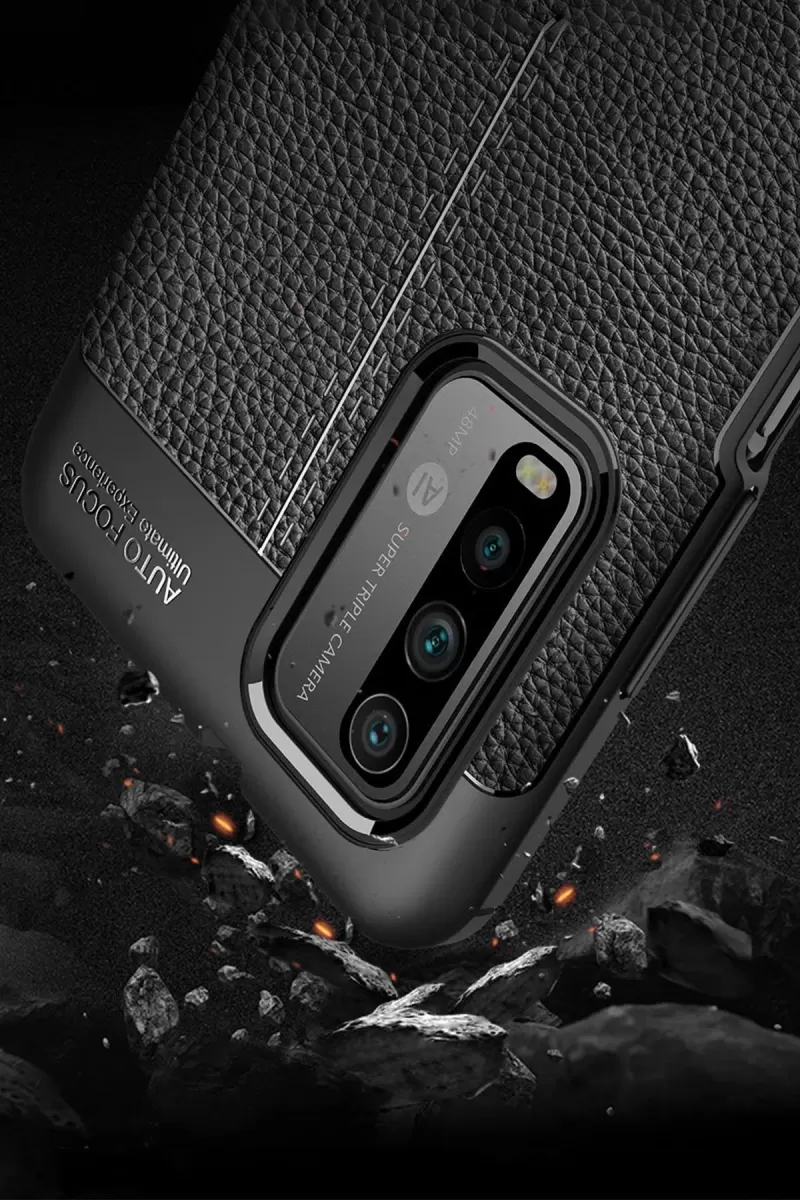 Newface Xiaomi Redmi 9T Kılıf Auto Focus Kapak - Siyah