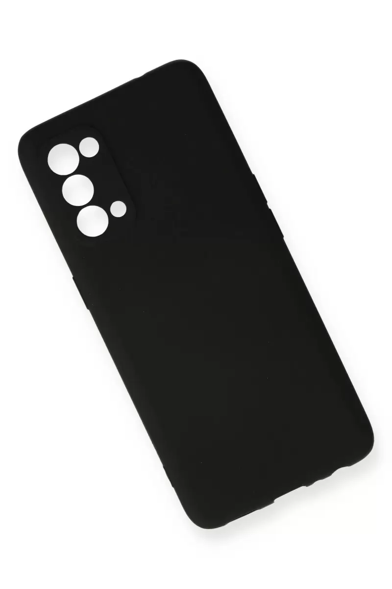 Newface Oppo Reno 5 Pro Kılıf First Silikon - Siyah