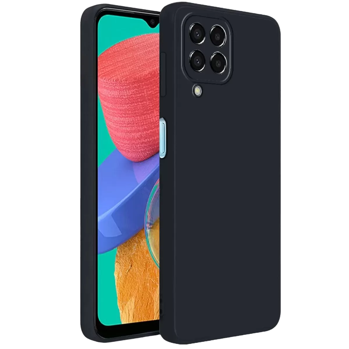 Newface Samsung Galaxy M33 Kılıf First Silikon - Siyah