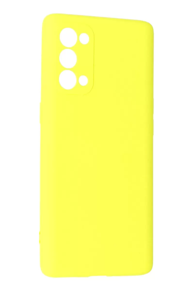 Newface Oppo Reno 5 Pro Kılıf First Silikon - Sarı