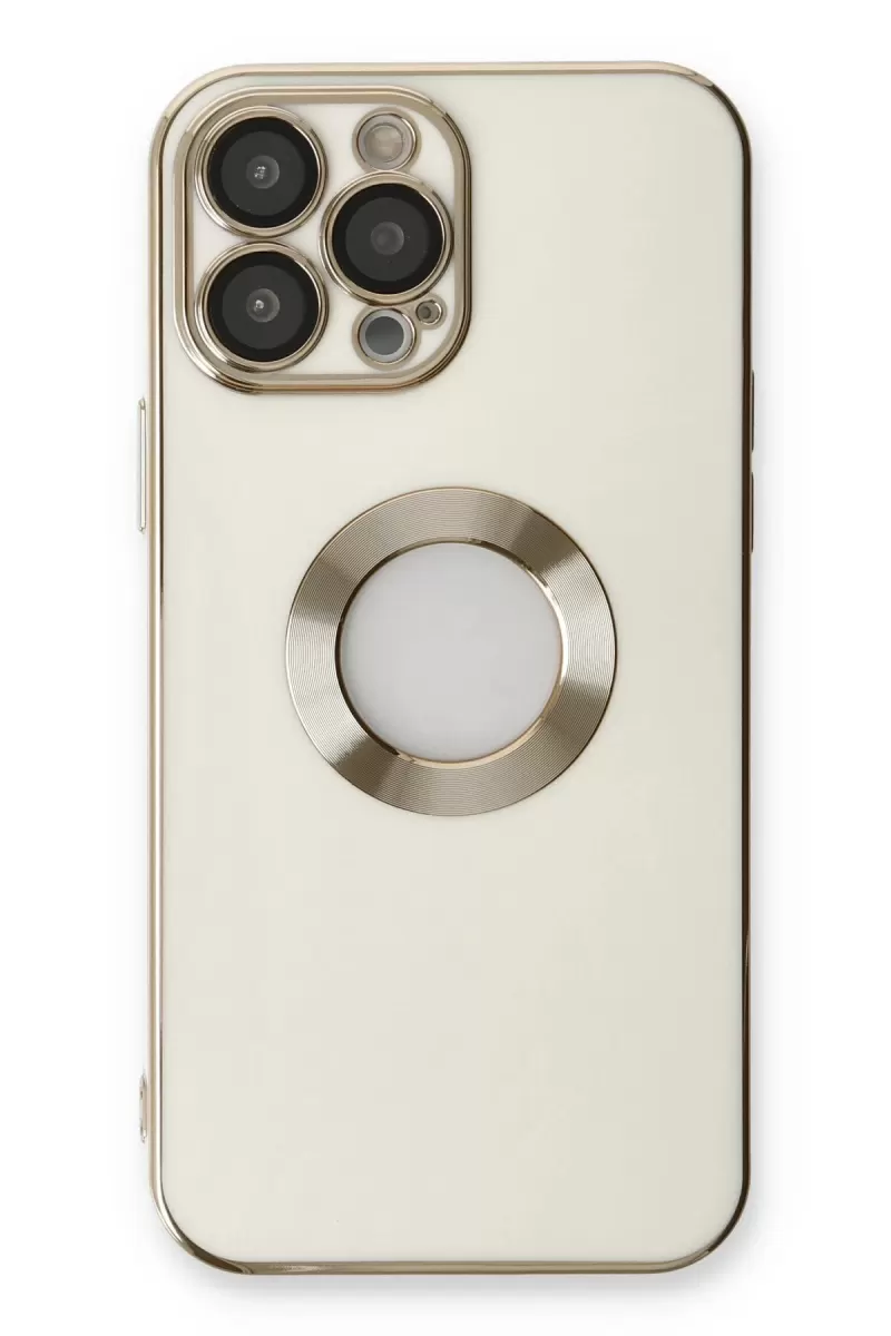 Newface Apple iPhone 13 Pro Kılıf Store Silikon - Beyaz