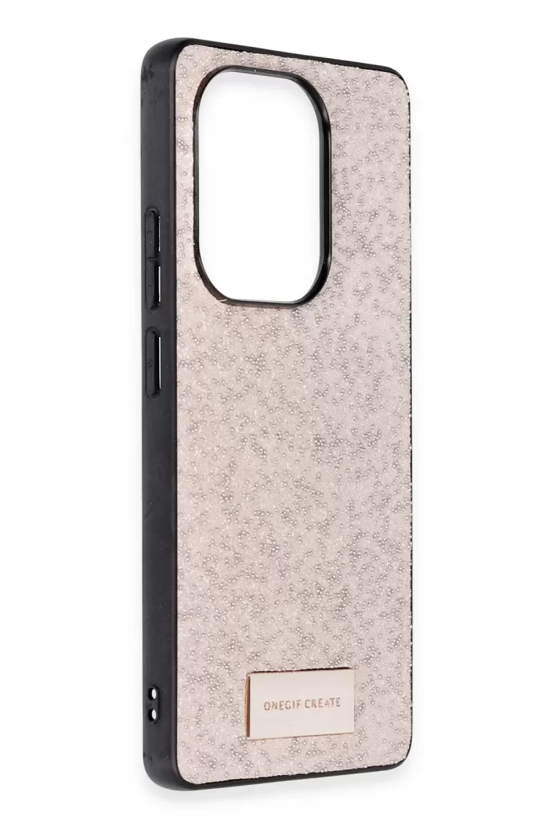 Onegif Xiaomi Redmi Note 13 Pro 4G Bright Simli Kapak - Pembe