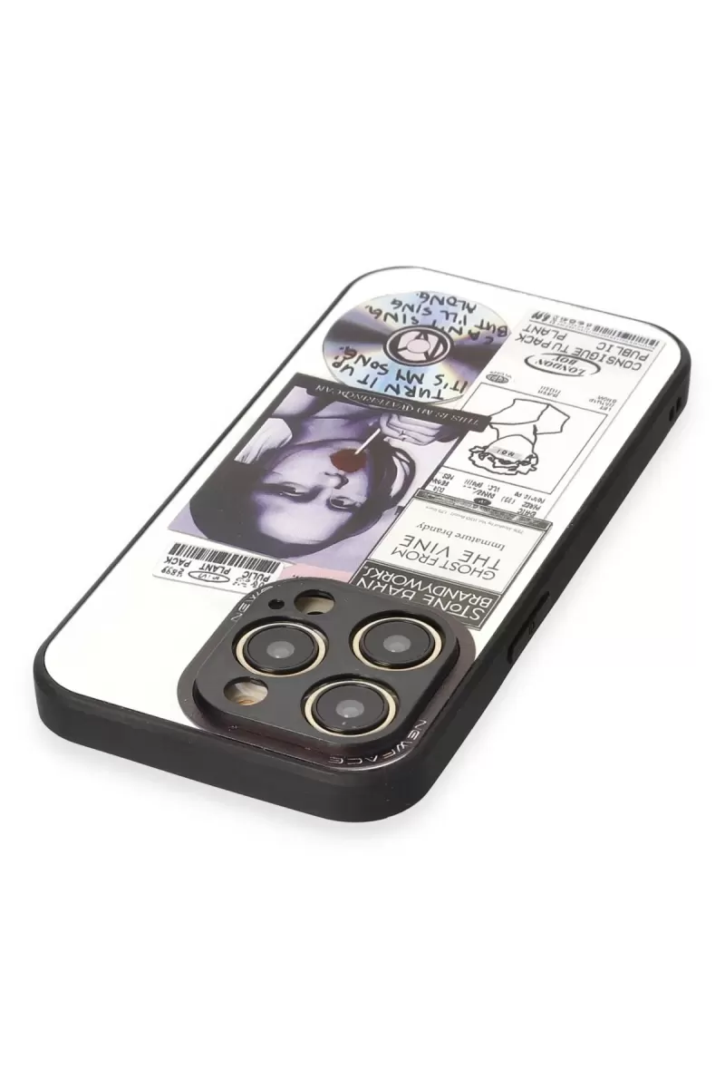 Newface Apple iPhone 14 Pro Kılıf Mirror Desenli Kapak - Mirror - 2