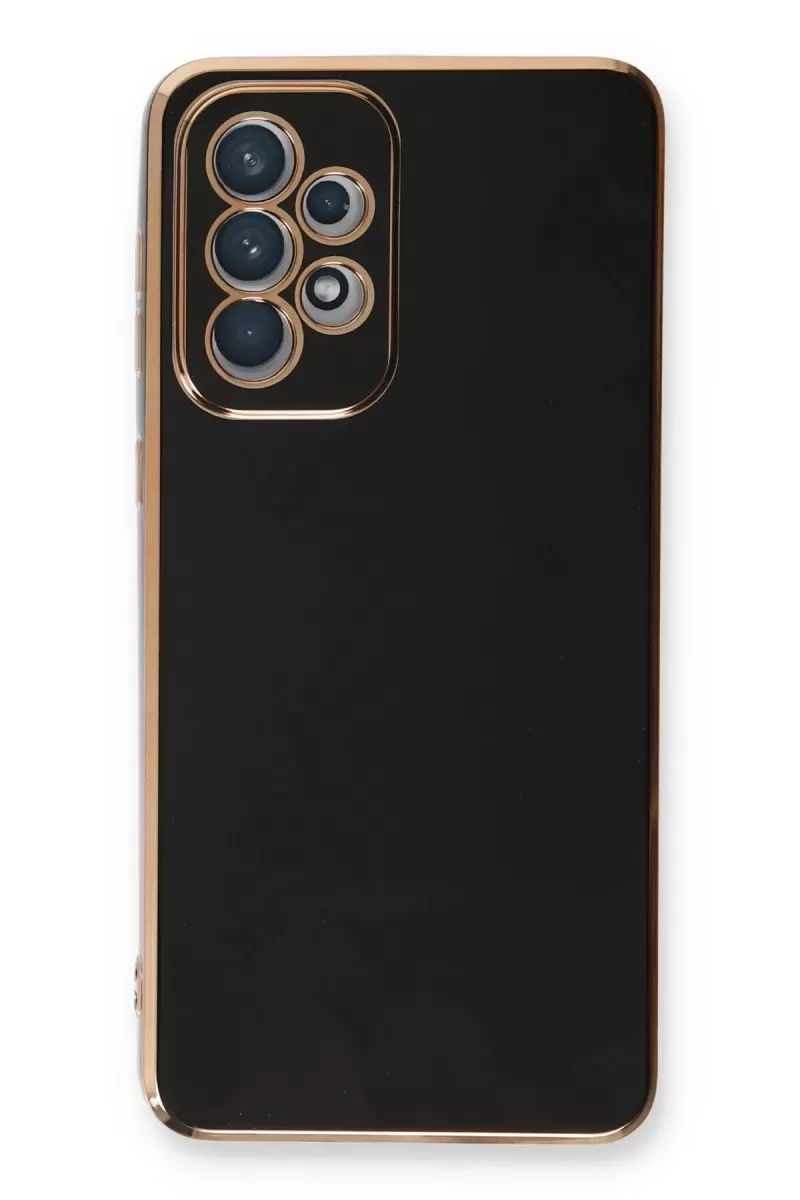 Newface Samsung Galaxy A33 5G Kılıf Volet Silikon - Siyah