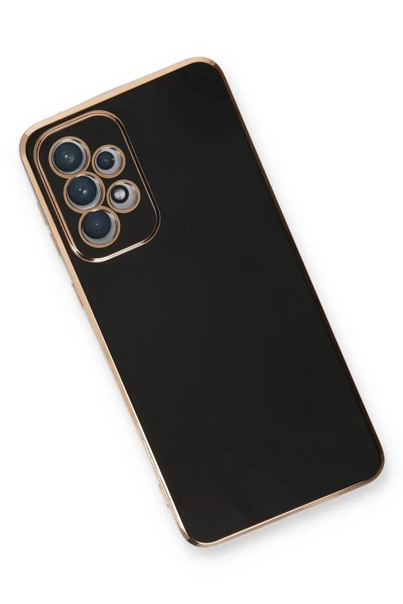 Newface Samsung Galaxy A33 5G Kılıf Volet Silikon - Siyah