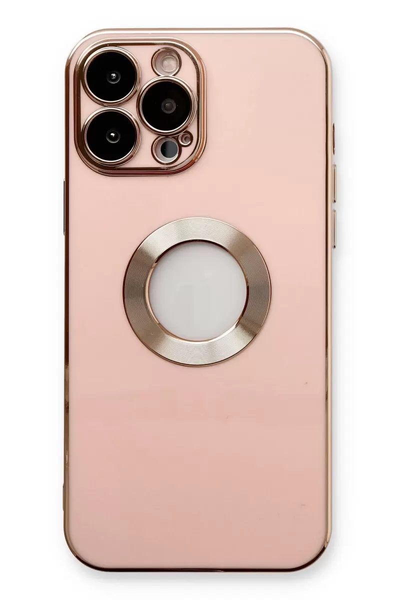 Newface Apple iPhone 13 Pro Max Kılıf Store Silikon - Pembe