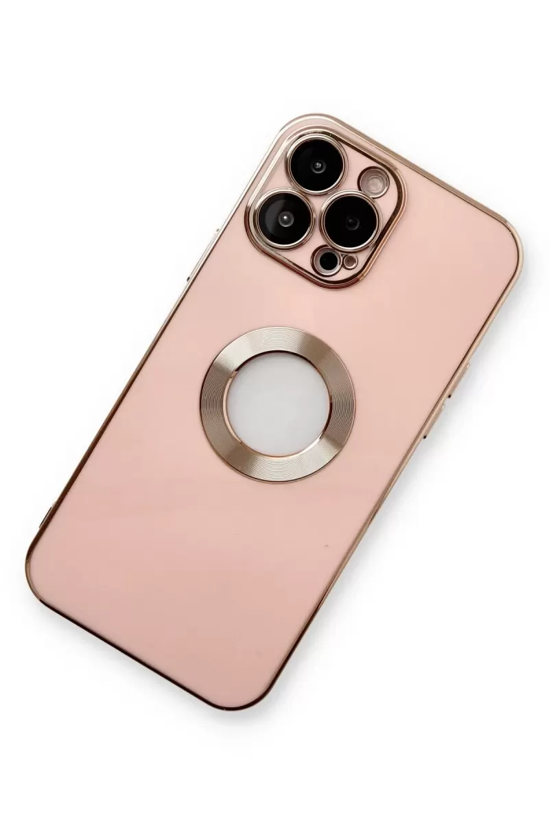 Newface Apple iPhone 13 Pro Max Kılıf Store Silikon - Pembe