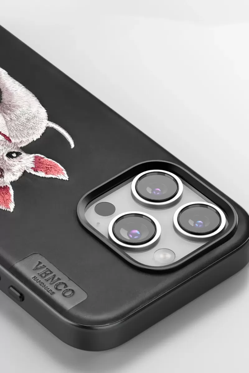 Venco Apple iPhone 16 Perma Desenli Kapak - Siyah
