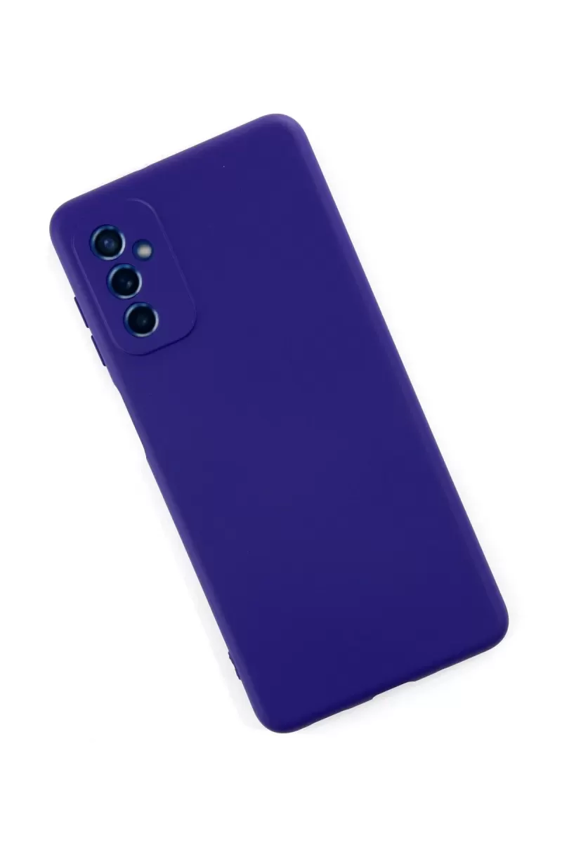 Newface Samsung Galaxy M52 5G Kılıf Nano içi Kadife Silikon - Mor