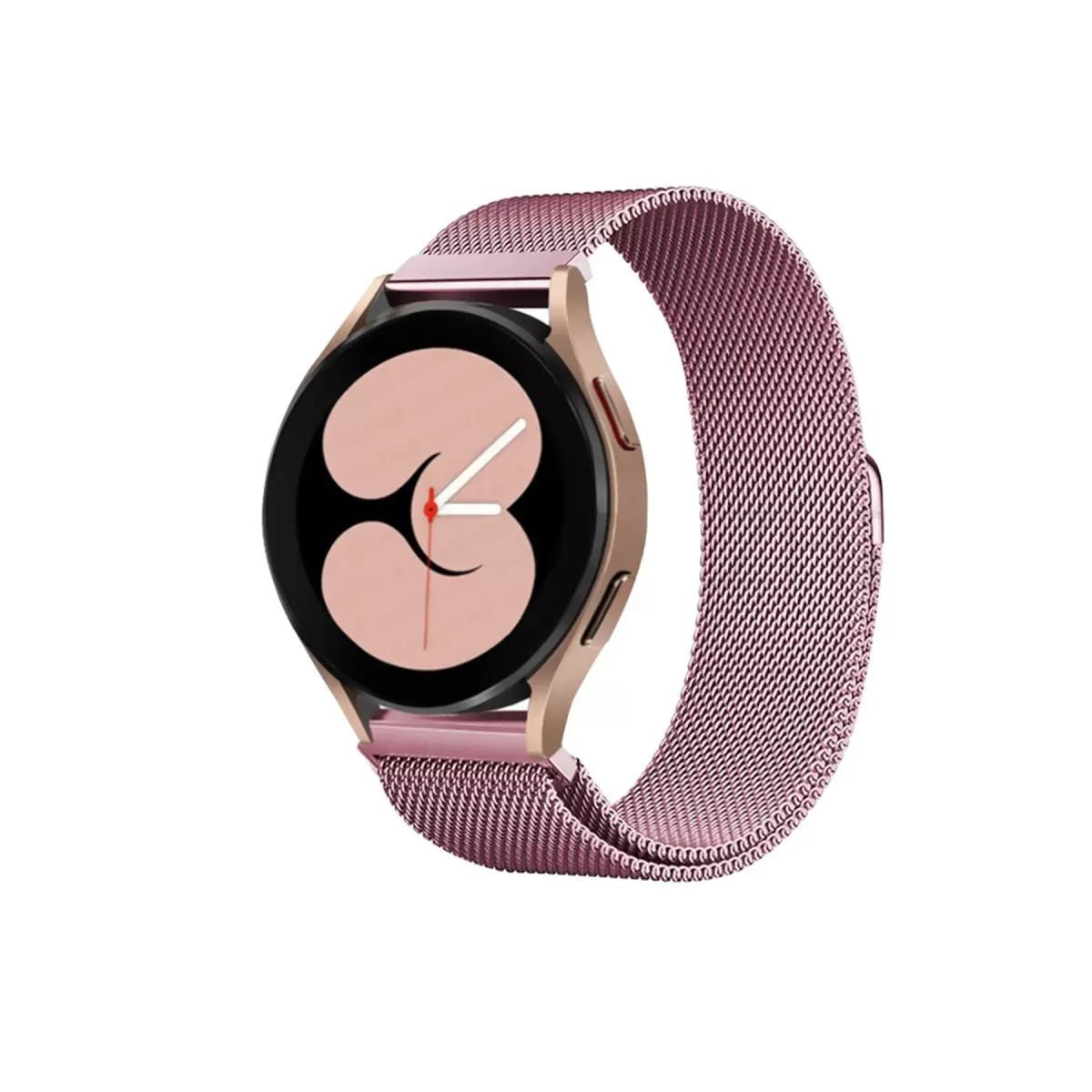 Newface Samsung Galaxy Watch 4 Metal Mıknatıslı Kordon - Rose