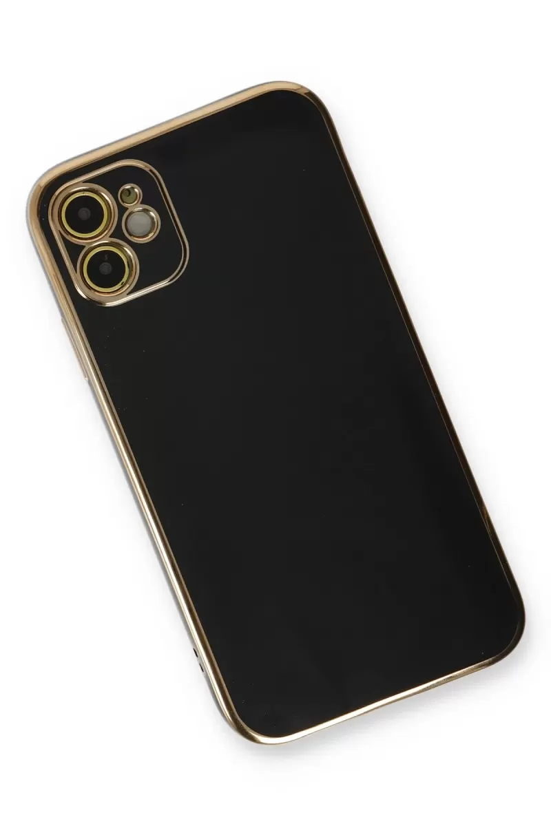 Newface Apple iPhone 11 Kılıf Volet Silikon - Siyah