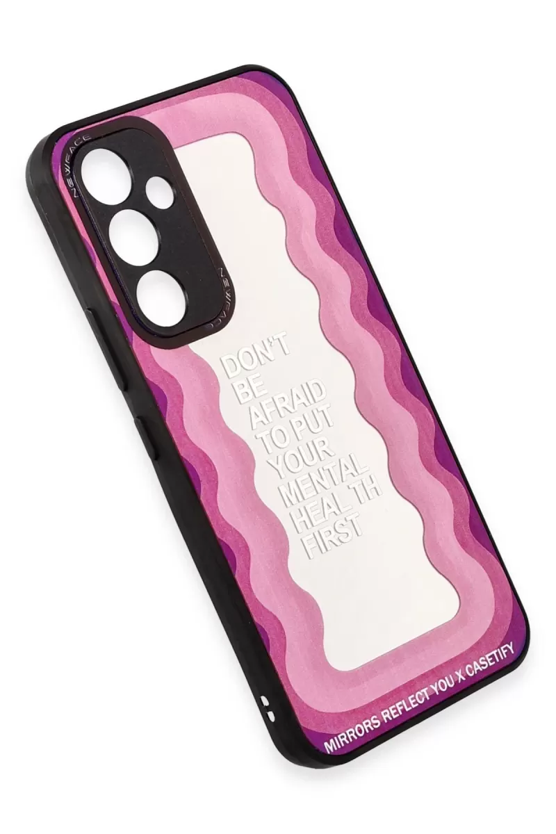 Newface Samsung Galaxy A34 5G Kılıf Mirror Desenli Kapak - Mirror - 11