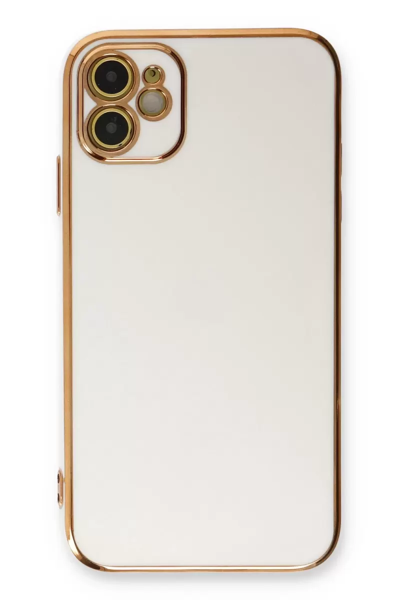 Newface Apple iPhone 11 Kılıf Volet Silikon - Beyaz