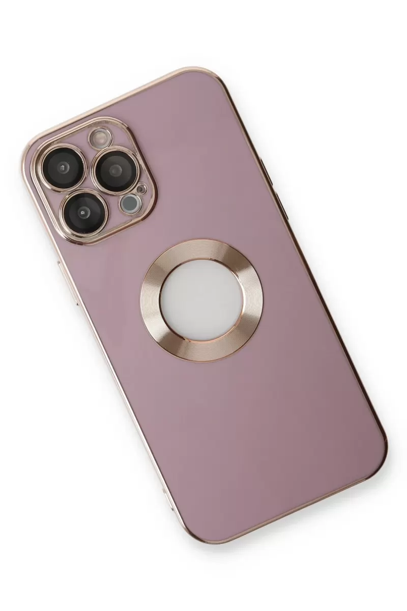Newface Apple iPhone 13 Pro Max Kılıf Store Silikon - Mor