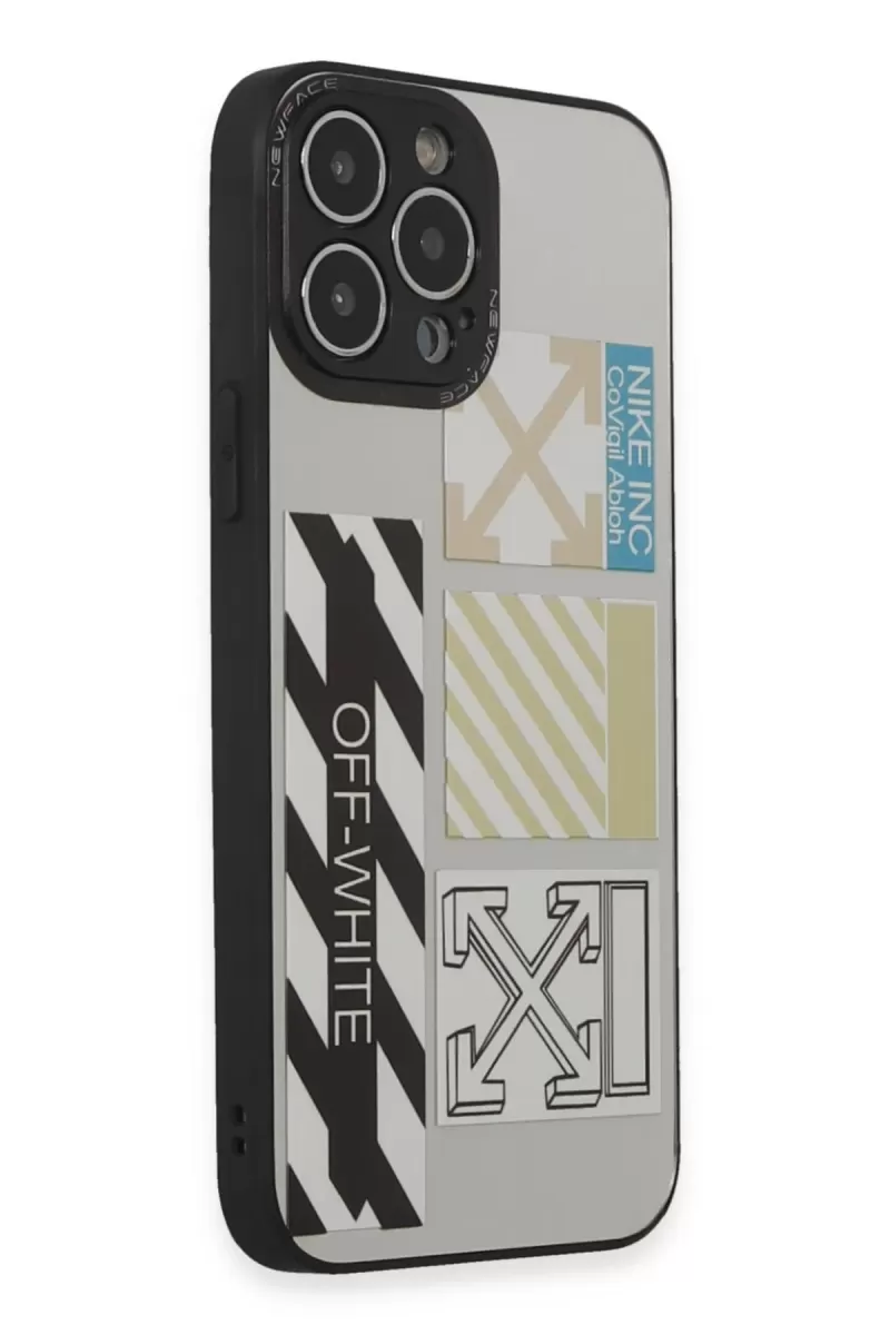 Newface Apple iPhone 14 Pro Kılıf Mirror Desenli Kapak - Mirror - 6