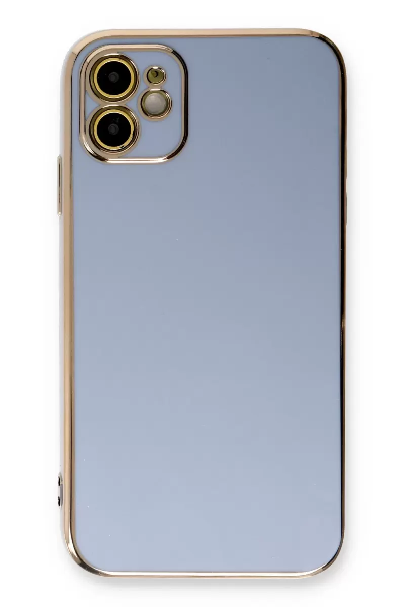 Newface Apple iPhone 11 Kılıf Volet Silikon - Mavi