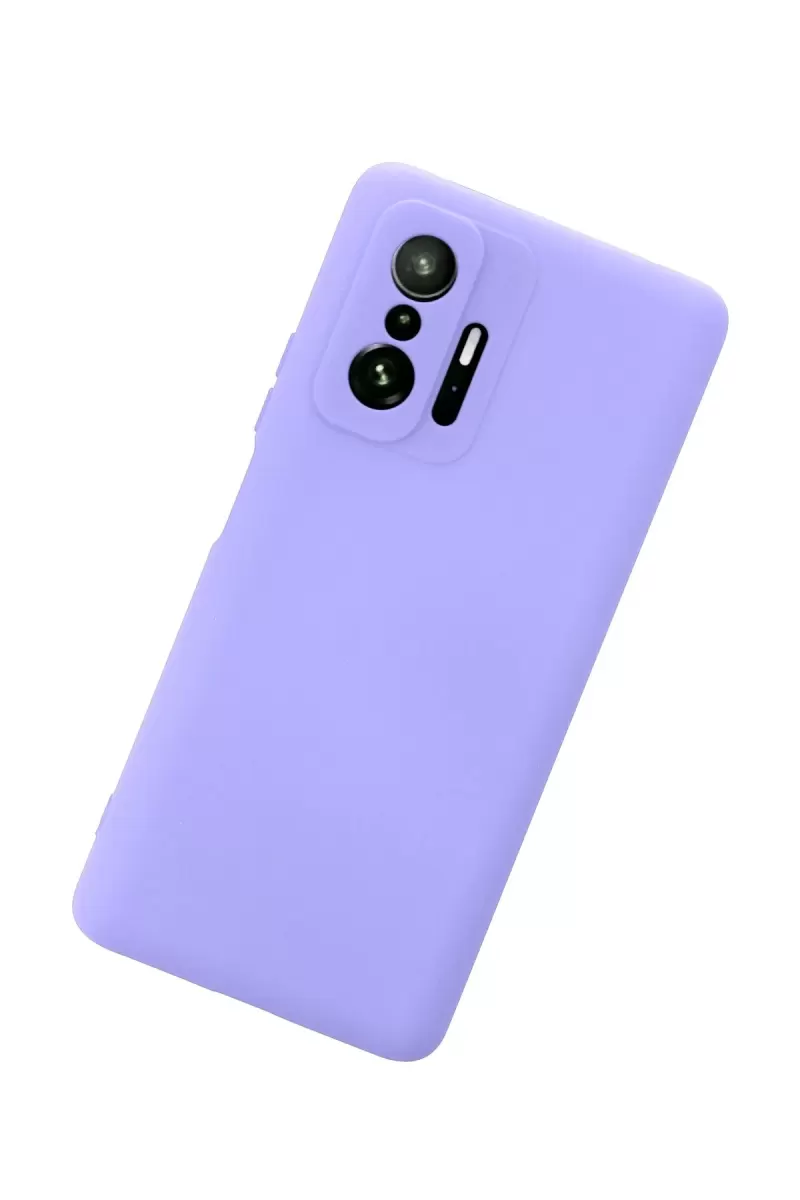 Newface Xiaomi Mi 11T Pro Kılıf Nano içi Kadife Silikon - Lila