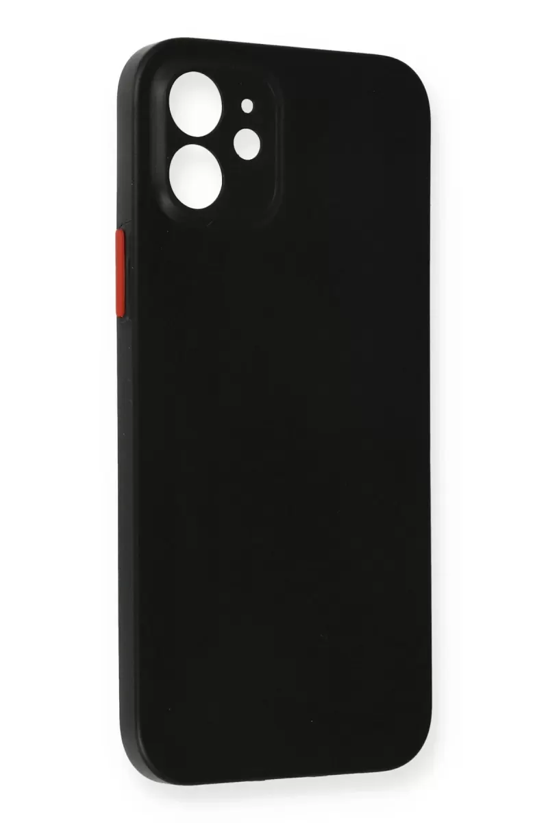 Newface Apple iPhone 12 Kılıf PP Ultra İnce Kapak - Siyah