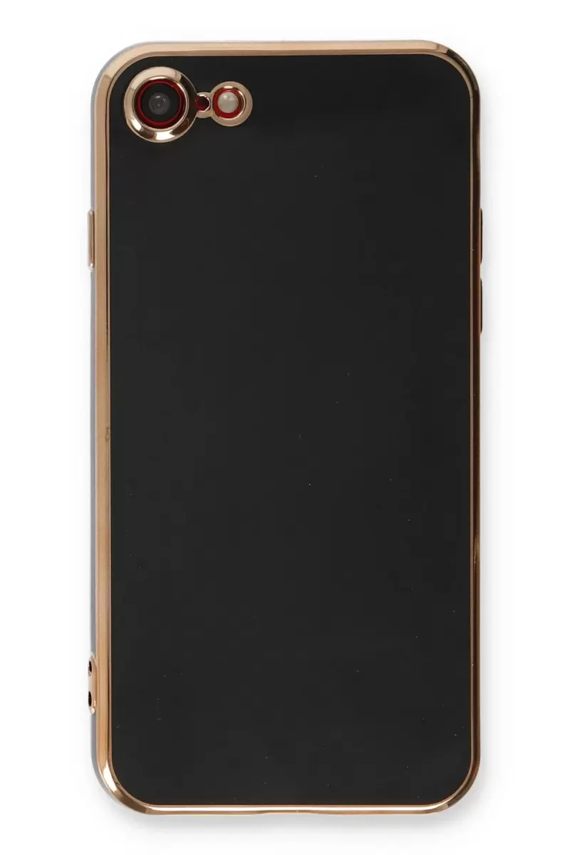 Newface Apple iPhone 7 Kılıf Volet Silikon - Siyah