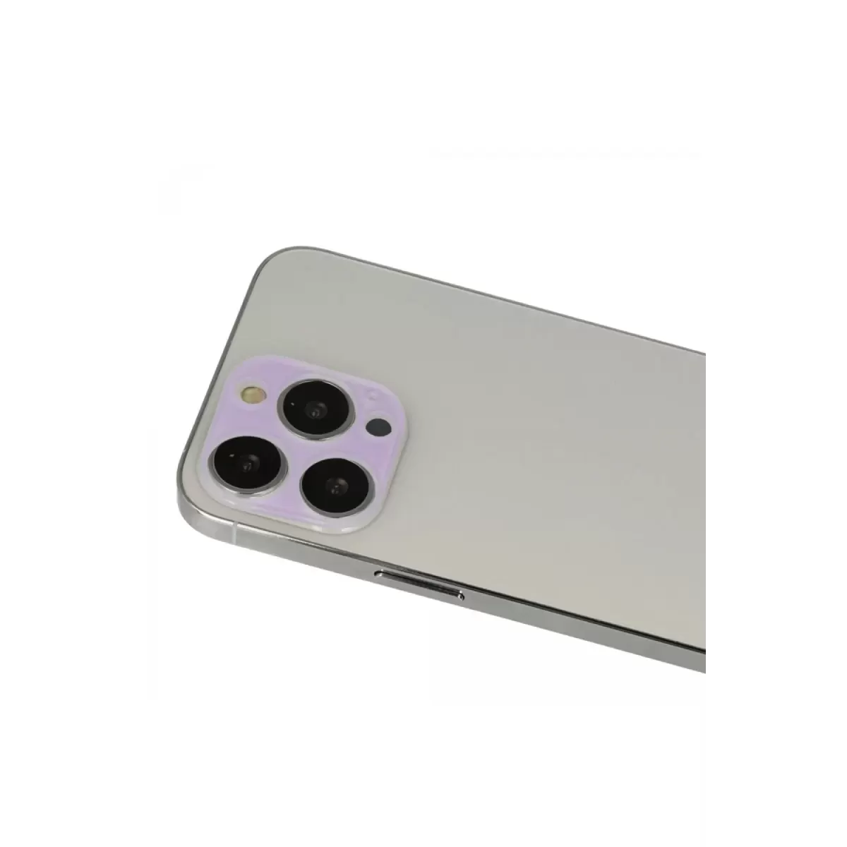 Newface Apple iPhone 13 Pro Max Rainbow Kamera Lens Koruma Cam - Mor