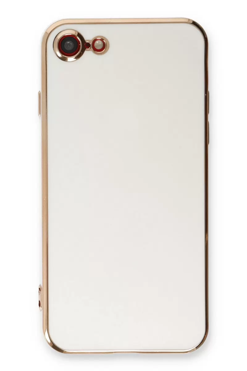 Newface Apple iPhone 7 Kılıf Volet Silikon - Beyaz