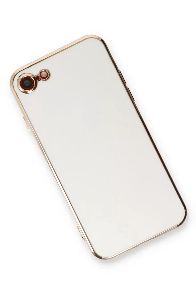 Newface Apple iPhone 7 Kılıf Volet Silikon - Beyaz