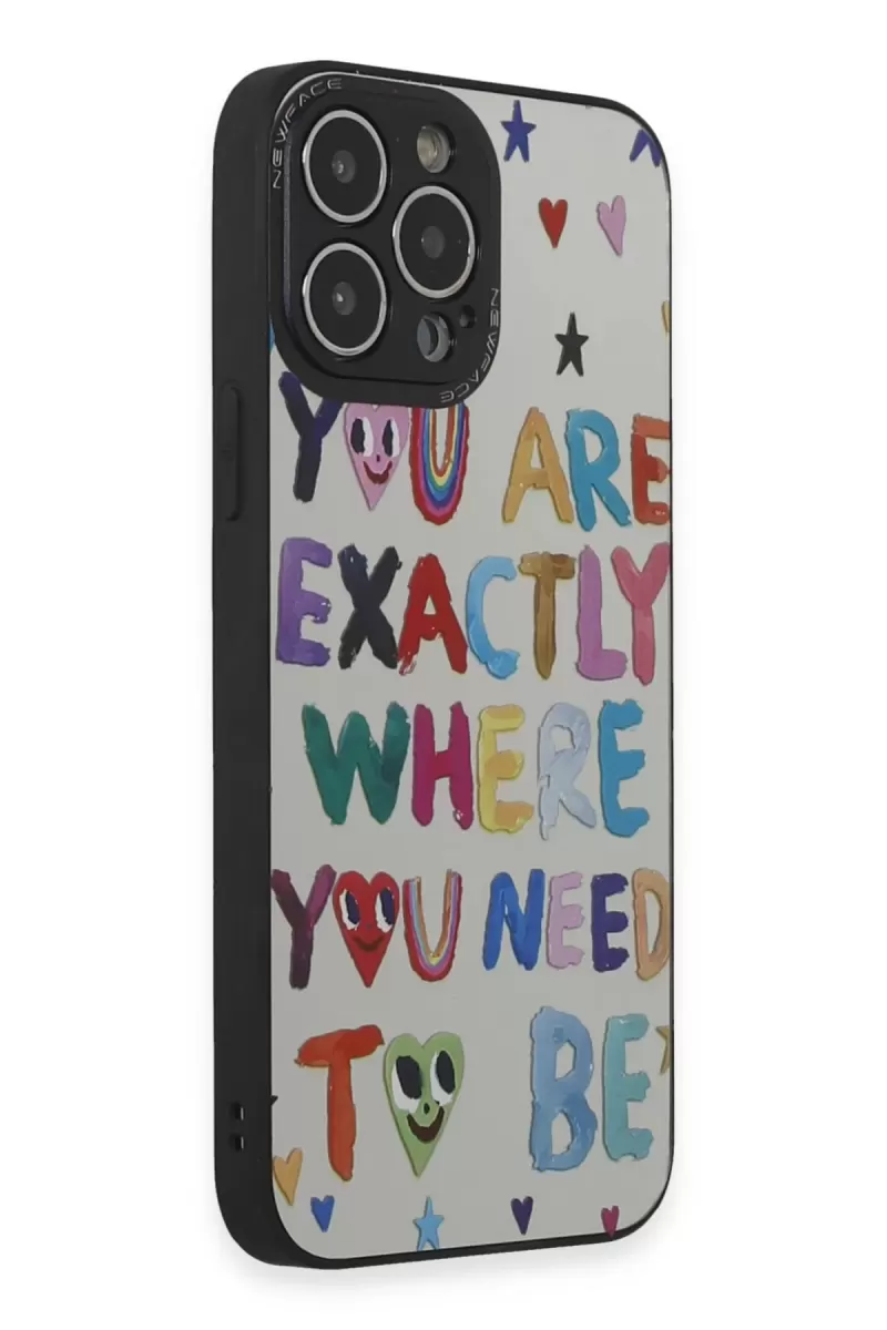 Newface Apple iPhone 14 Pro Kılıf Mirror Desenli Kapak - Mirror - 10