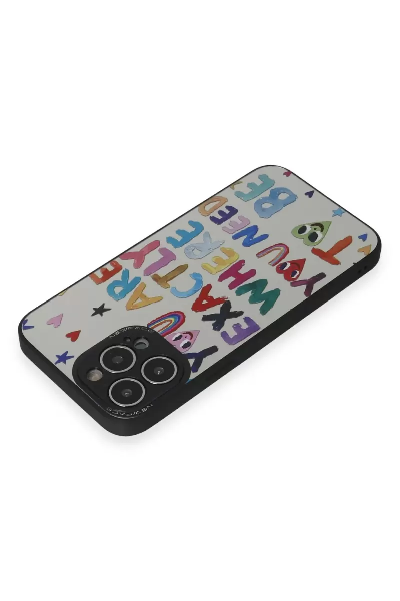 Newface Apple iPhone 14 Pro Kılıf Mirror Desenli Kapak - Mirror - 10