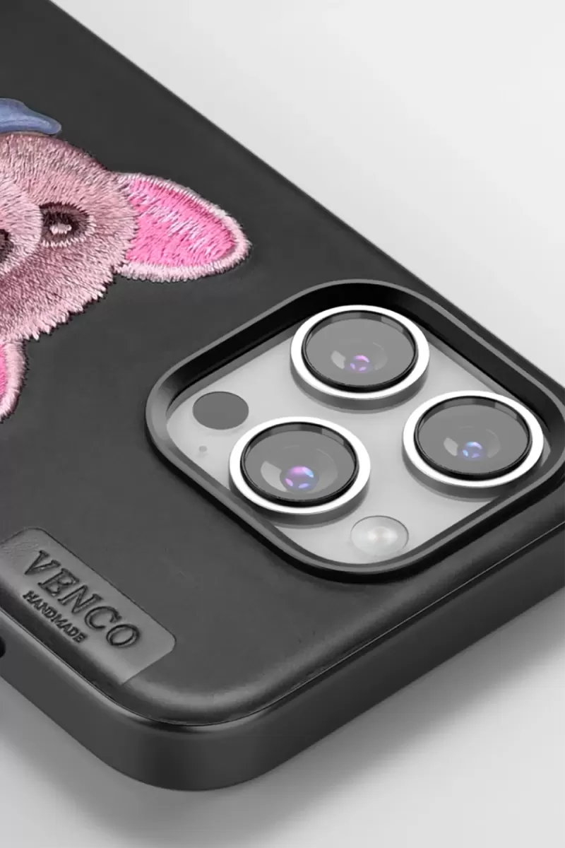 Venco Apple iPhone 16 Pro Max Cute Desenli Kapak - Siyah