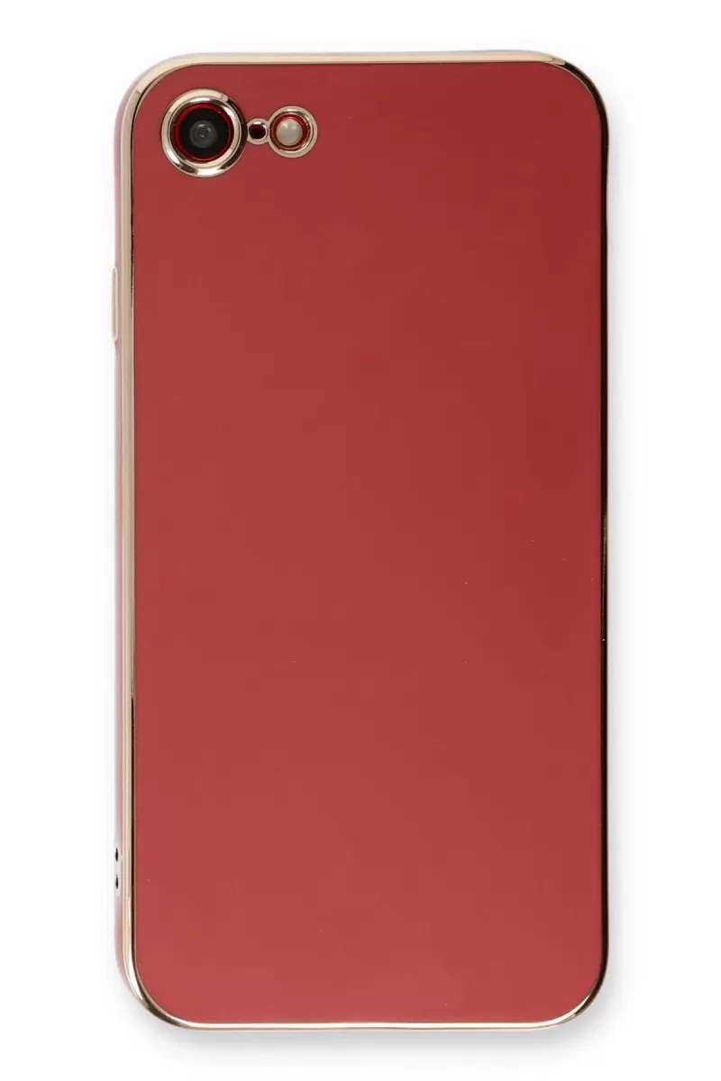 Newface Apple iPhone 7 Kılıf Volet Silikon - Kırmızı