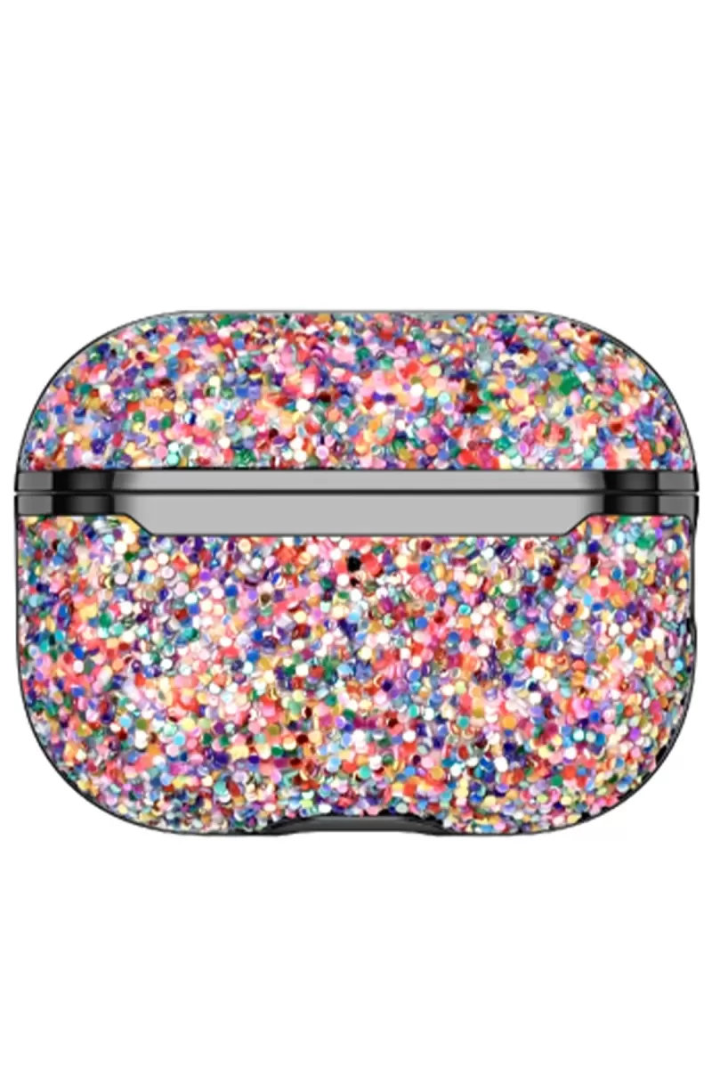 Onegif Apple Airpods 3 (3.nesil) Bright Simli Airpods Kapak - Gold