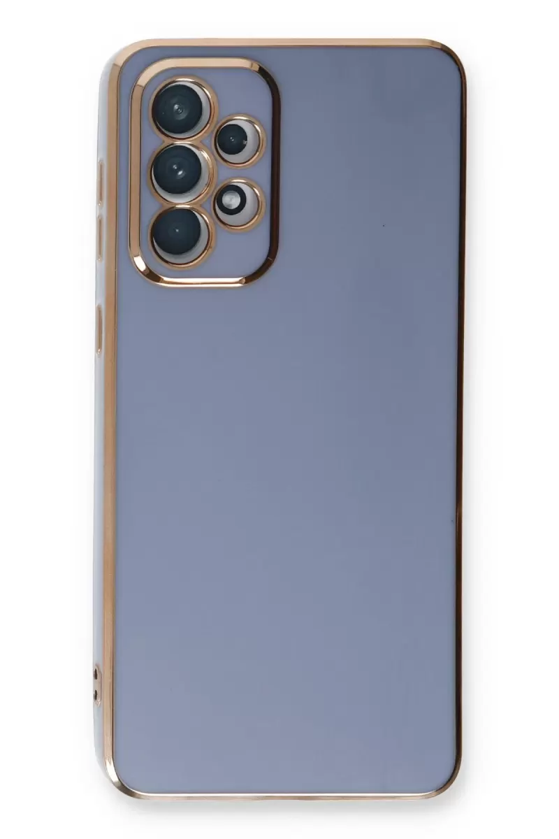 Newface Samsung Galaxy A53 5G Kılıf Volet Silikon - Mavi