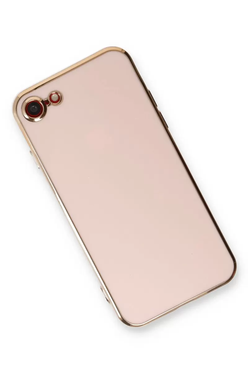 Newface Apple iPhone 7 Kılıf Volet Silikon - Pembe