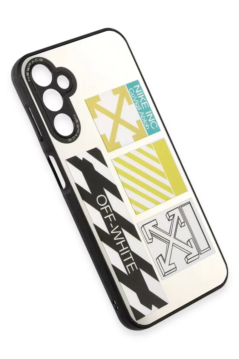 Newface Samsung Galaxy A14 4G Kılıf Mirror Desenli Kapak - Mirror - 6