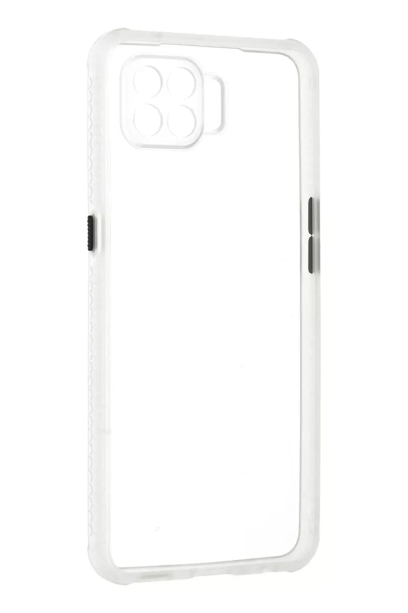 Newface Oppo Reno 4 Lite Kılıf Miami Şeffaf Silikon - Şeffaf