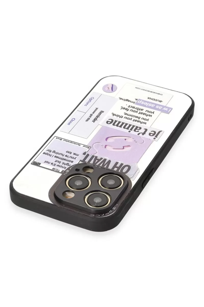 Newface Apple iPhone 12 Pro Max Kılıf Mirror Desenli Kapak - Mirror - 4