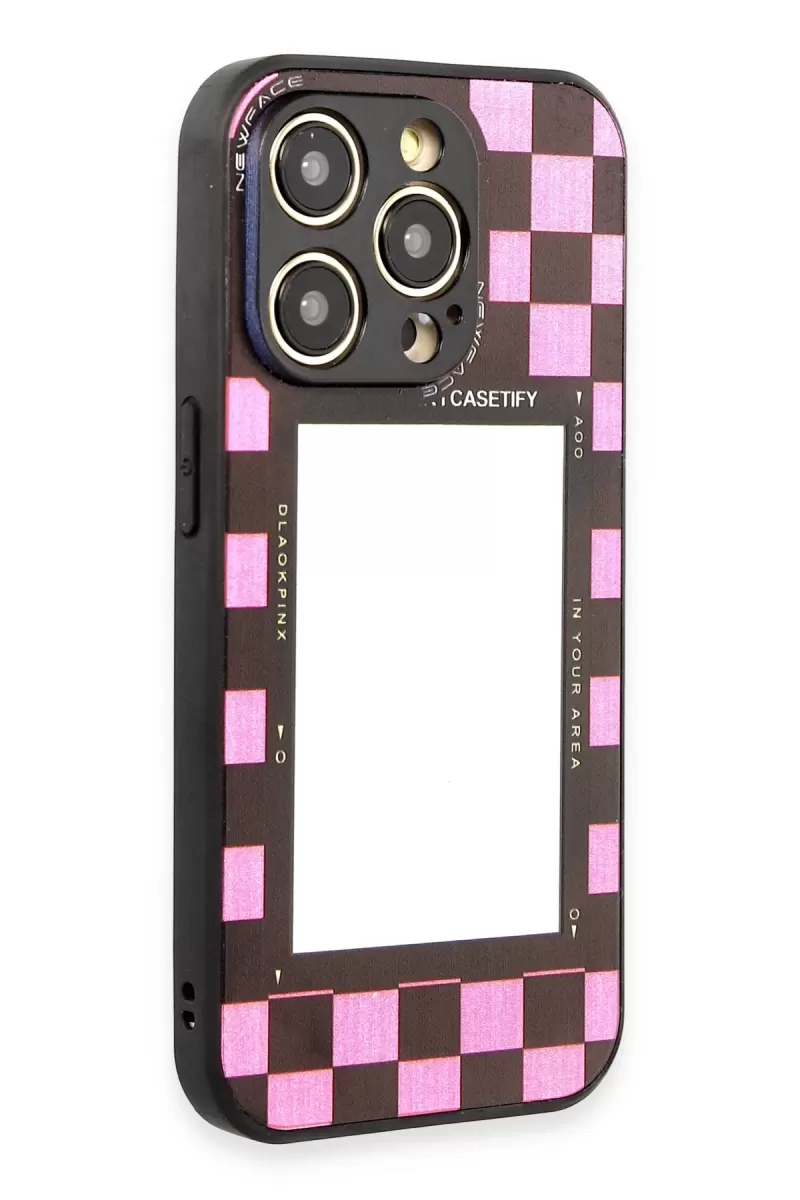 Newface Apple iPhone 12 Pro Max Kılıf Mirror Desenli Kapak - Mirror - 8