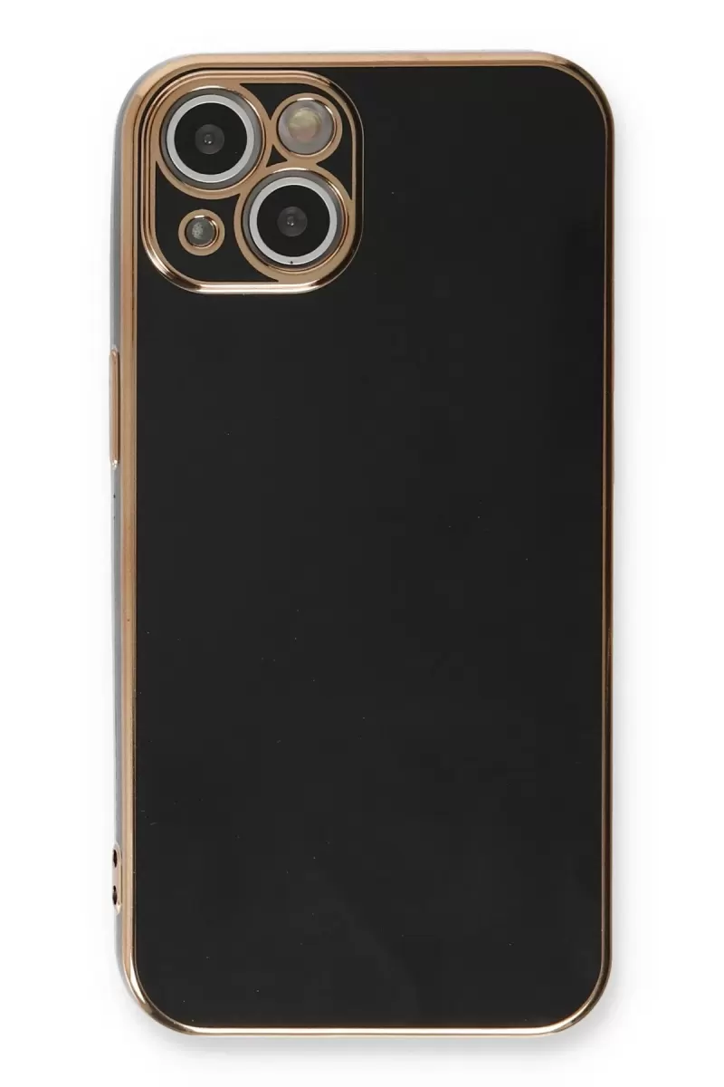 Newface Apple iPhone 13 Kılıf Volet Silikon - Siyah