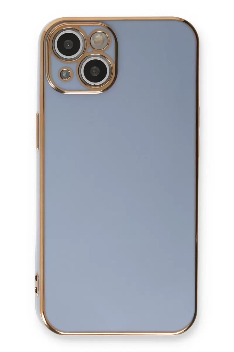 Newface Apple iPhone 13 Kılıf Volet Silikon - Mavi