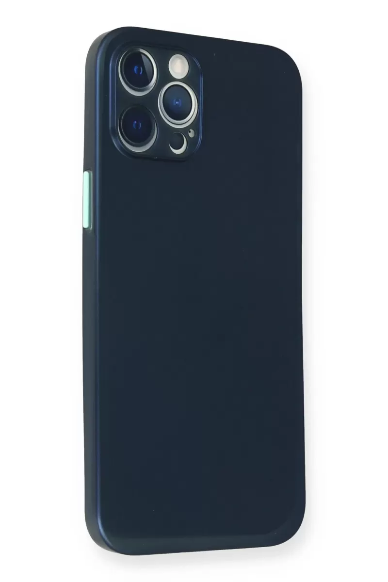 Newface Apple iPhone 12 Pro Kılıf PP Ultra İnce Kapak - Mavi