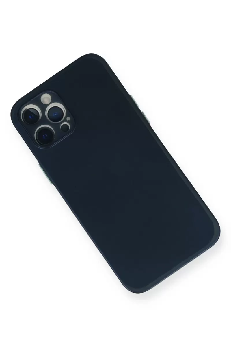Newface Apple iPhone 12 Pro Kılıf PP Ultra İnce Kapak - Mavi