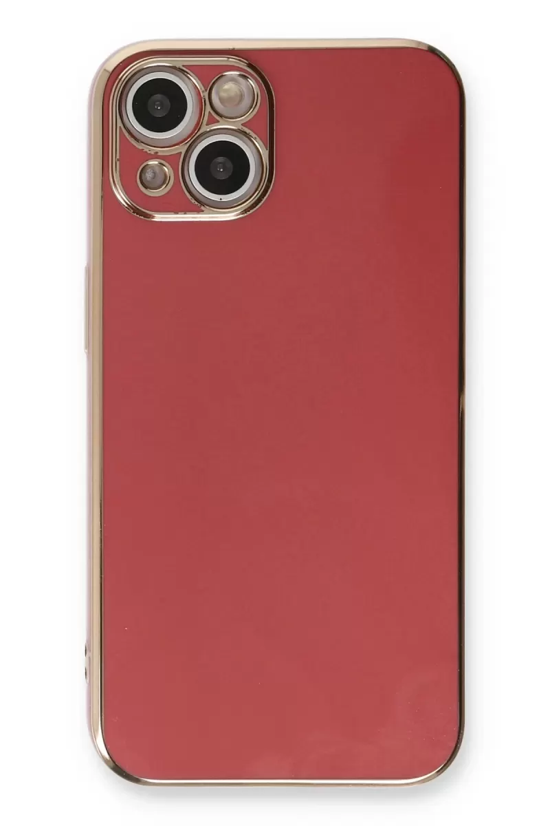 Newface Apple iPhone 13 Kılıf Volet Silikon - Kırmızı
