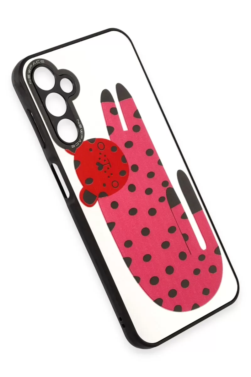 Newface Samsung Galaxy A14 4G Kılıf Mirror Desenli Kapak - Mirror - 12