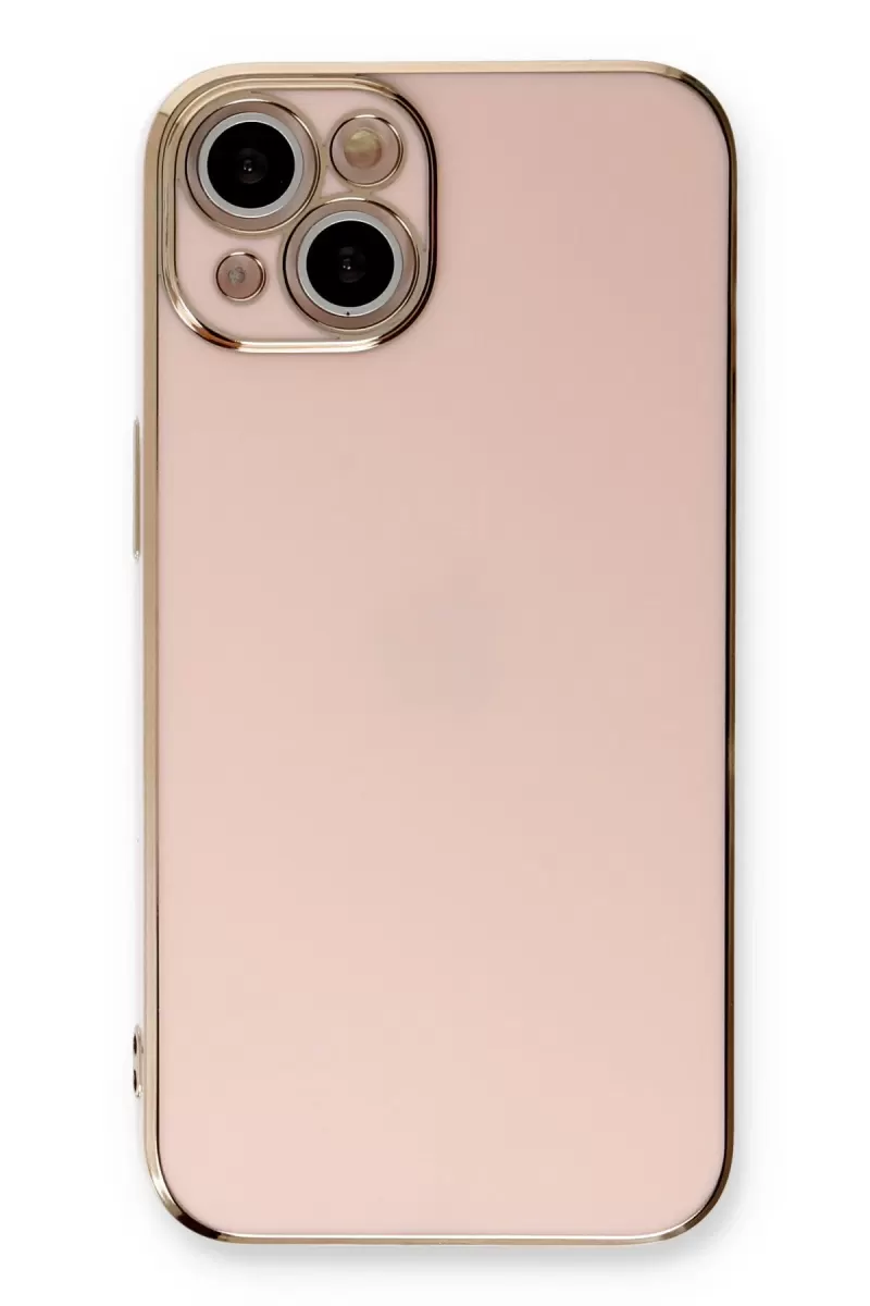 Newface Apple iPhone 13 Kılıf Volet Silikon - Pembe