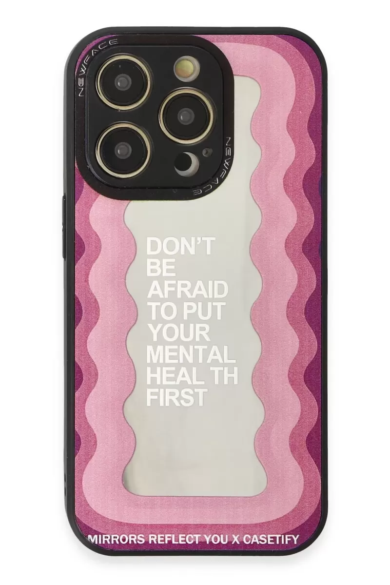 Newface Apple iPhone 12 Pro Max Kılıf Mirror Desenli Kapak - Mirror - 11