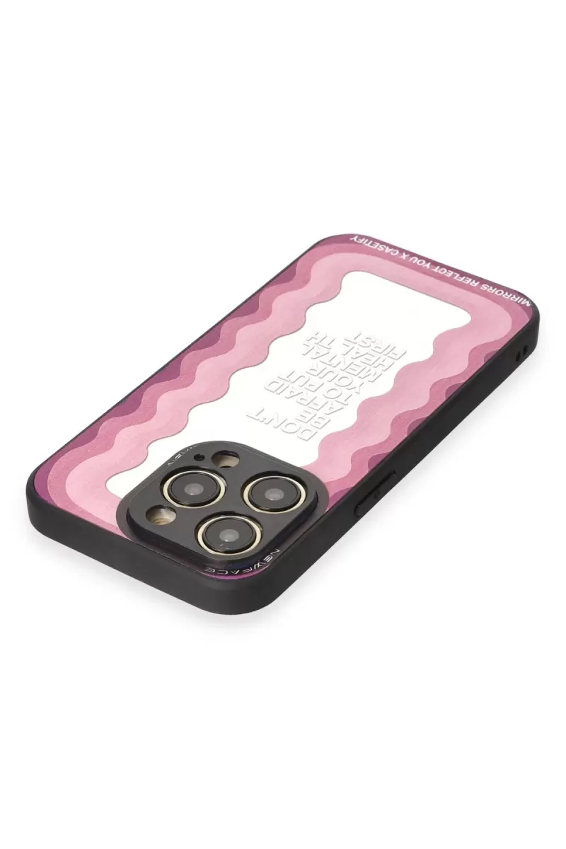 Newface Apple iPhone 12 Pro Max Kılıf Mirror Desenli Kapak - Mirror - 11